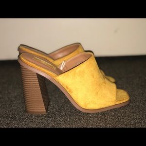 Mustard Yellow heels
